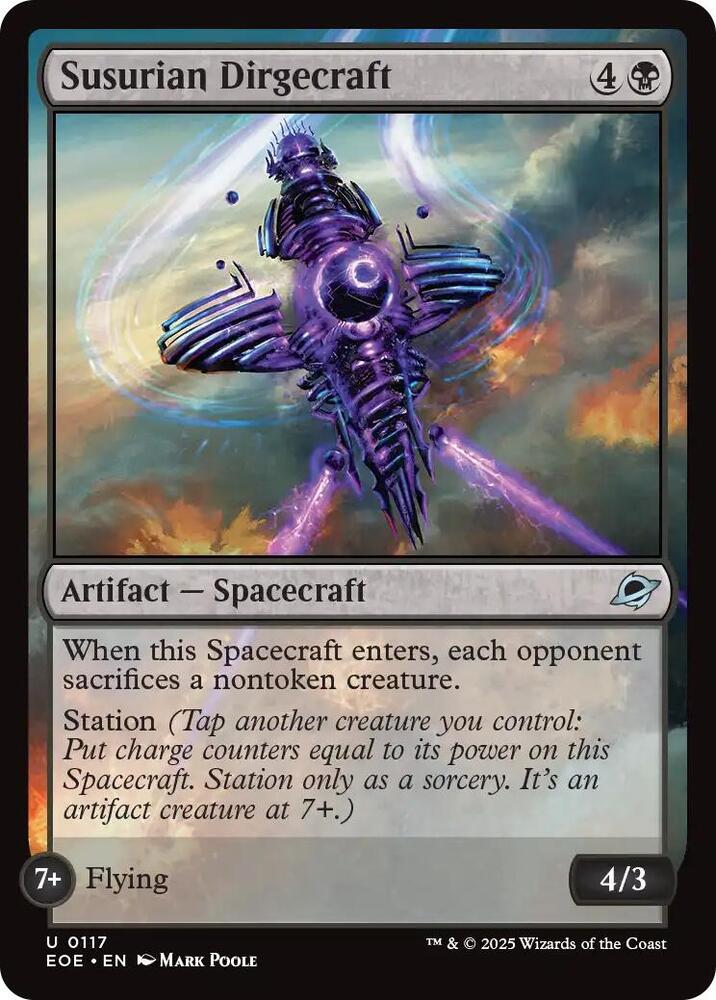 Susurian Dirgecraft 117 card from Edge of Eternities