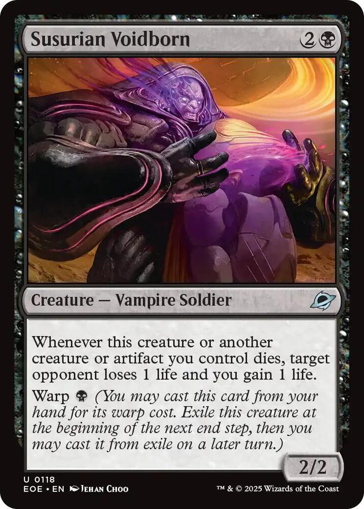 Susurian Voidborn 118 card from Edge of Eternities