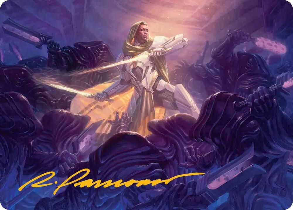 Syr Vondam, Sunstar Exemplar Art Card (Gold-Stamped Signature) 25 card from Art Series: Edge of Eternities