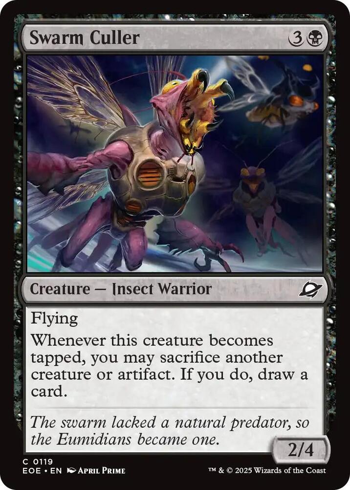 Swarm Culler 119 card from Edge of Eternities