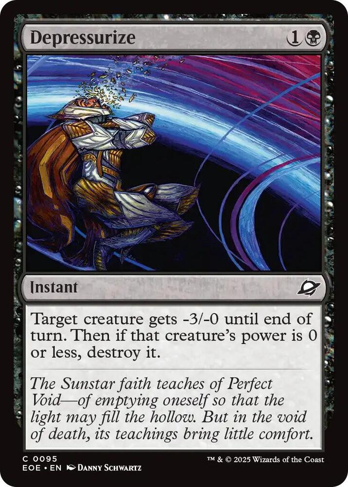 Depressurize 95 card from Edge of Eternities