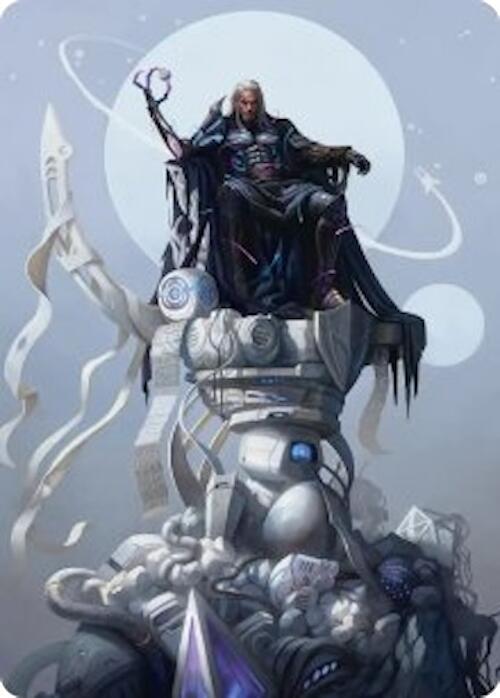 Tezzeret, Cruel Captain Art Card (35/54) card from Art Series: Edge of Eternities