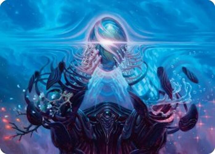 The Endstone Art Card 28 card from Art Series: Edge of Eternities