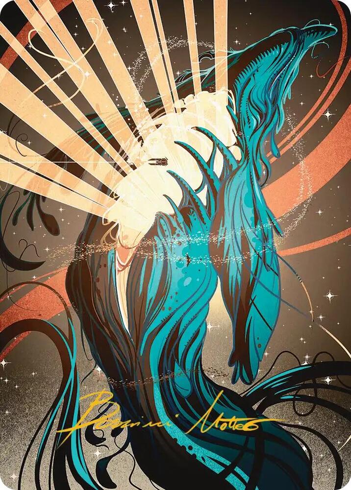 Swarmyard Art Card (Gold-Stamped Signature) 54 card from Art Series: Edge of Eternities