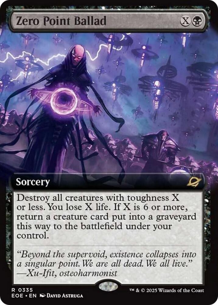 Zero Point Ballad (Extended Art) 335 card from Edge of Eternities