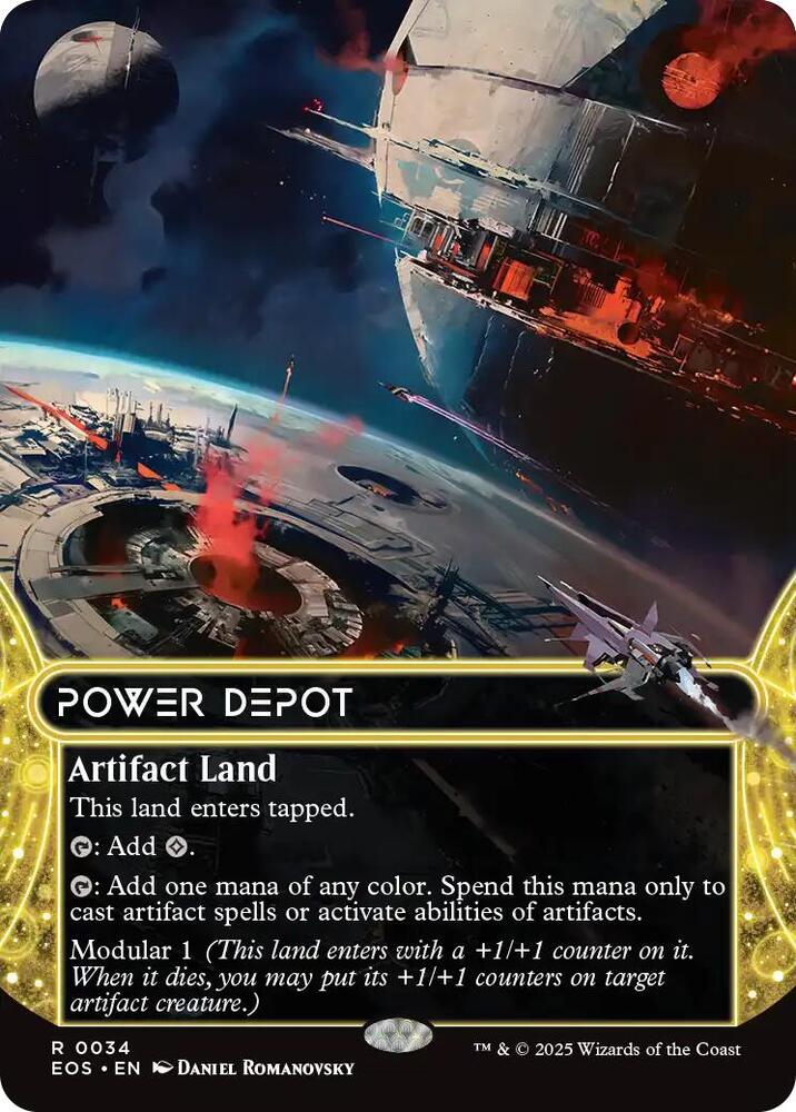 Power Depot (Borderless) 34 card from Edge of Eternities: Stellar Sights