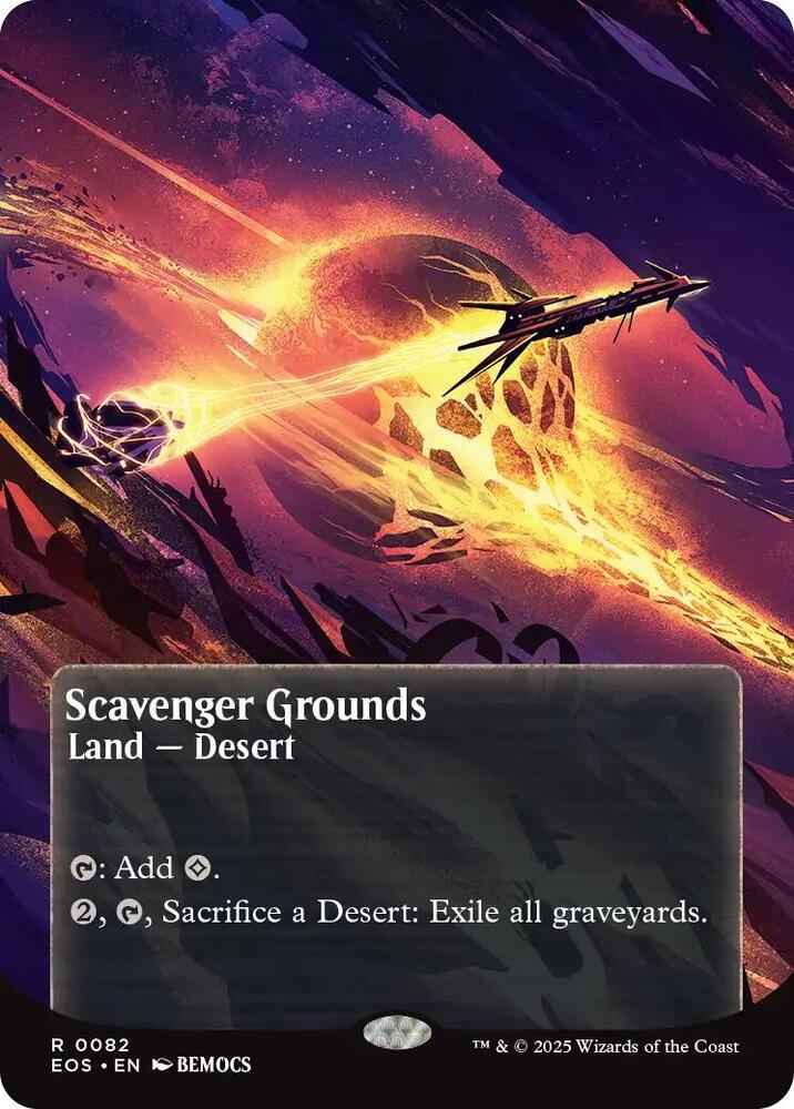 Scavenger Grounds (Borderless) 82 card from Edge of Eternities: Stellar Sights