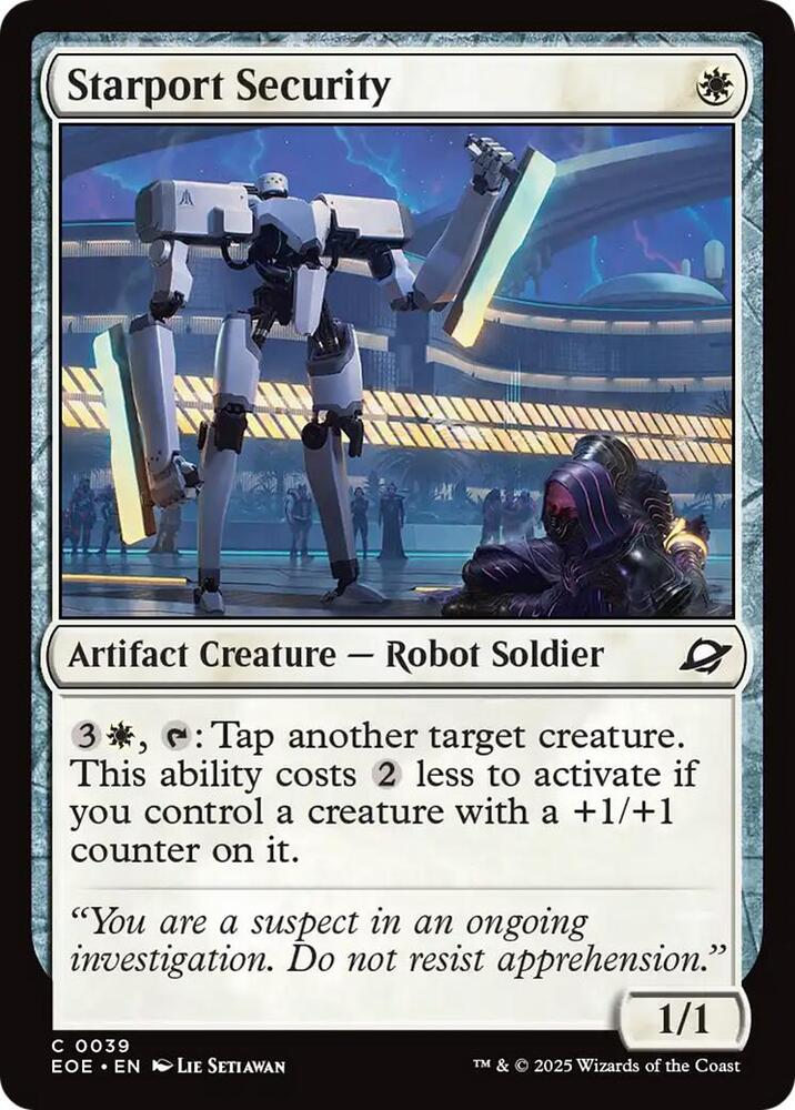 Starport Security 39 card from Edge of Eternities