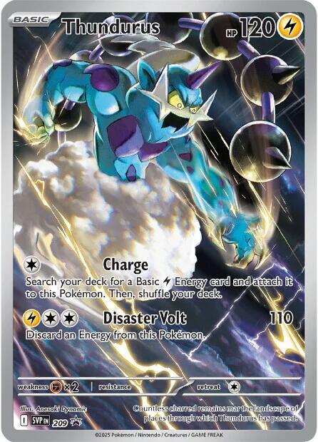 Thundurus 209 card from SV: Scarlet & Violet Promo Cards