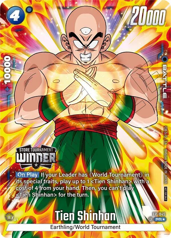 Tien Shinhan (Tournament Pack -Winner- 07) FP-045 card from Tournament and Championship Promos