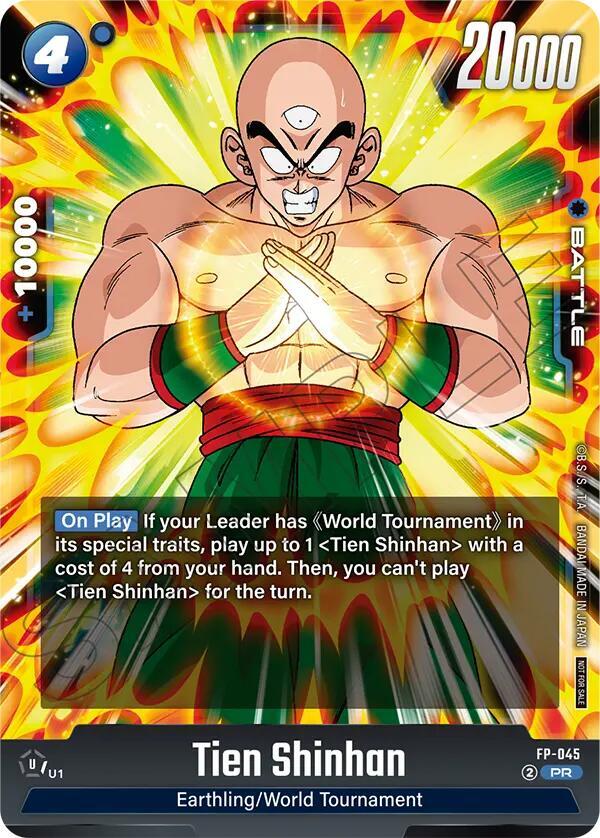 Tien Shinhan (Tournament Pack 07) FP-045 card from Tournament and Championship Promos