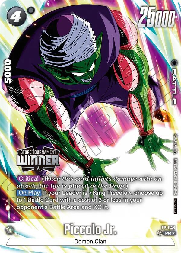 Piccolo Jr. (Tournament Pack -Winner- 07) FP-048 card from Tournament and Championship Promos