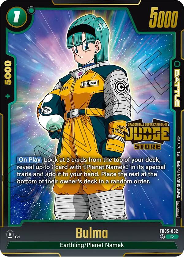 Bulma (Judge Pack (Store Judge) 04) FB05-062 card from Tournament and Championship Promos