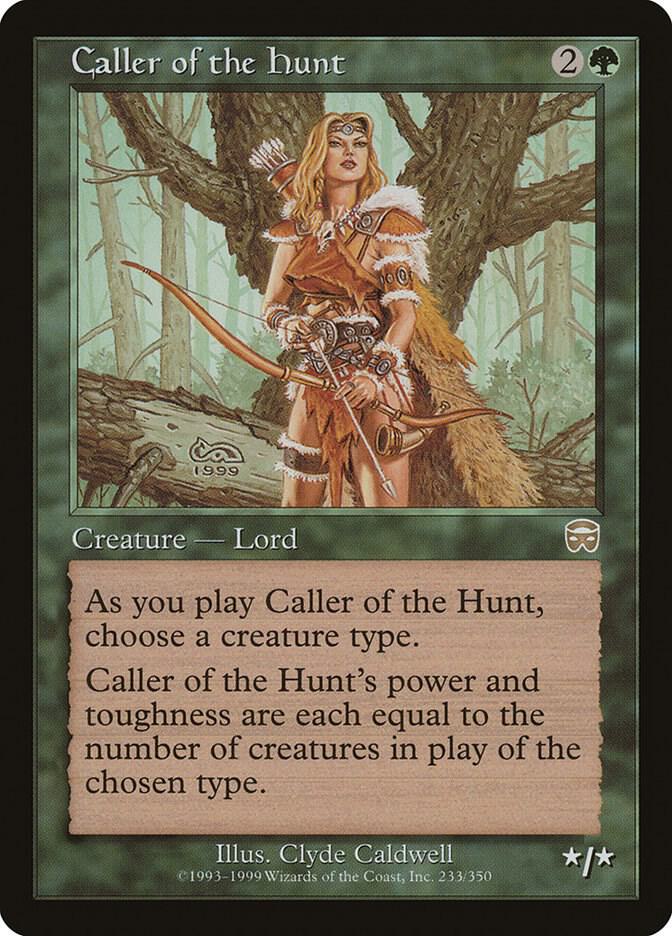 Caller of the Hunt 233 card from Mercadian Masques