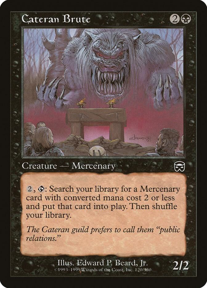 Cateran Brute 120 card from Mercadian Masques