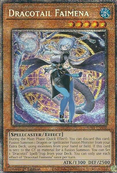 Dracotail Faimena (Starlight Rare) JUSH-EN002 card from Justice Hunters