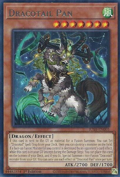 Dracotail Pan JUSH-EN003 card from Justice Hunters