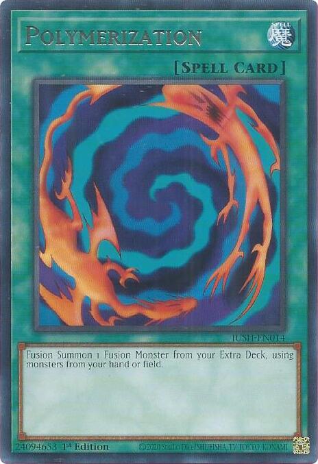 Polymerization JUSH-EN014 card from Justice Hunters