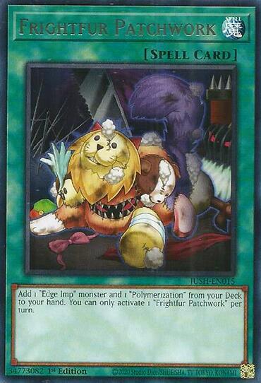 Frightfur Patchwork JUSH-EN015 card from Justice Hunters