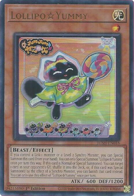 LollipoYummy JUSH-EN018 card from Justice Hunters