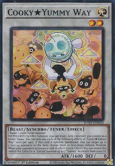 CookyYummy Way (Super Rare) JUSH-EN020 card from Justice Hunters