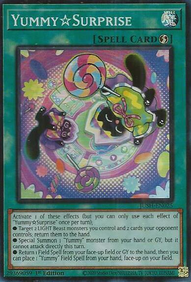 YummySurprise JUSH-EN025 card from Justice Hunters
