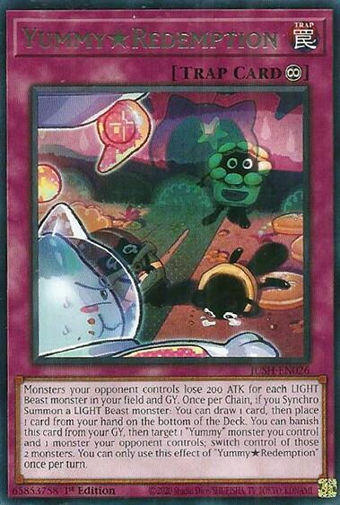 YummyRedemption JUSH-EN026 card from Justice Hunters
