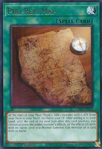 Piri Reis Map JUSH-EN030 card from Justice Hunters