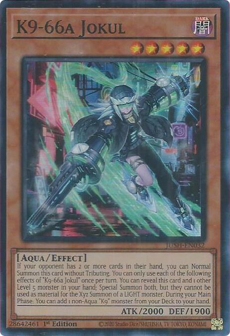 K9-66a Jokul JUSH-EN032 card from Justice Hunters