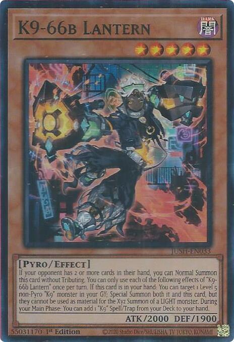 K9-66b Lantern JUSH-EN033 card from Justice Hunters