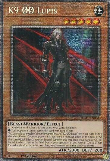 K9-00 Lupis (Starlight Rare) JUSH-EN034 card from Justice Hunters