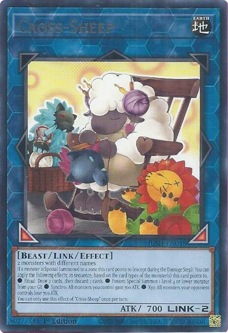 Cross-Sheep JUSH-EN048 card from Justice Hunters