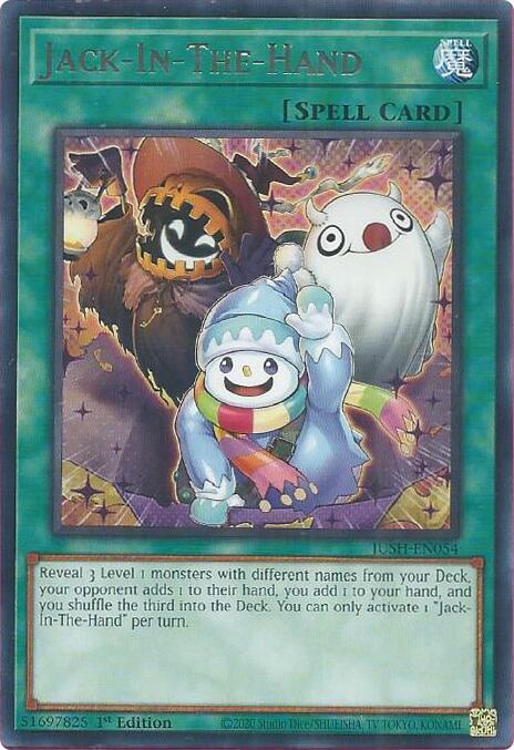 Jack-In-The-Hand JUSH-EN054 card from Justice Hunters