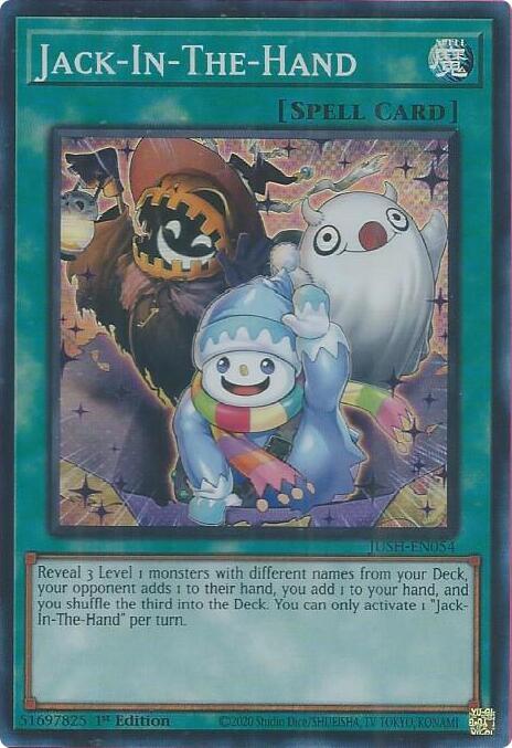 Jack-In-The-Hand (Super Rare) JUSH-EN054 card from Justice Hunters