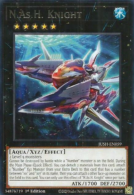 N.As.H. Knight JUSH-EN059 card from Justice Hunters