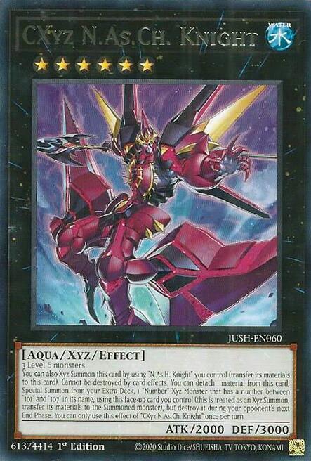 CXyz N.As.Ch. Knight JUSH-EN060 card from Justice Hunters
