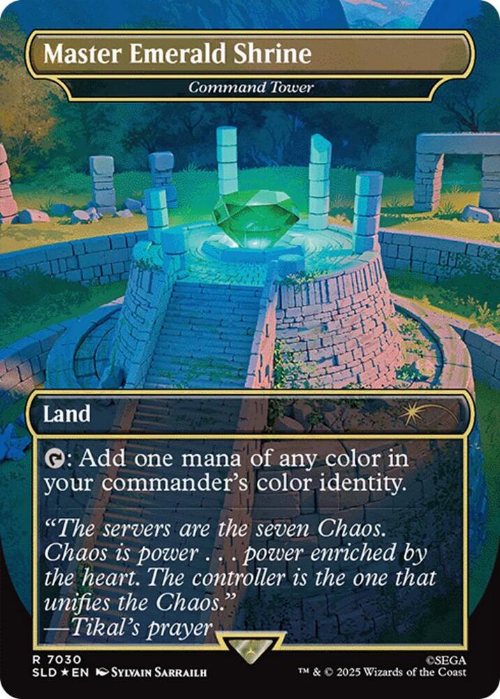 Master Emerald Shrine - Command Tower (Rainbow Foil) 7030 card from Secret Lair Drop Series