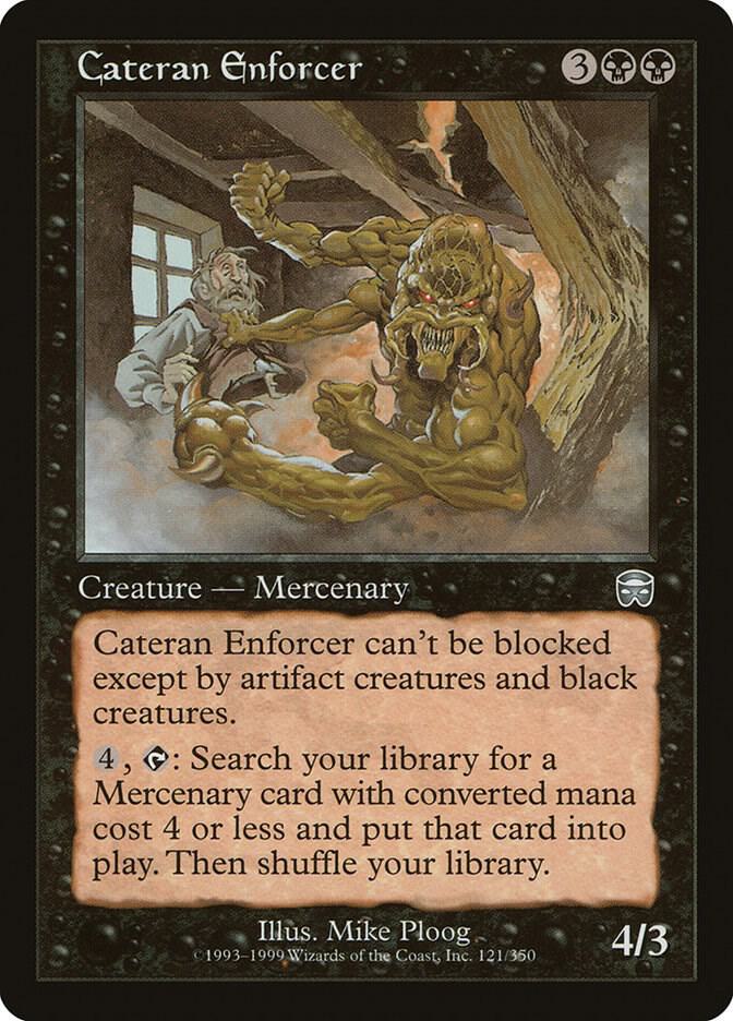 Cateran Enforcer 121 card from Mercadian Masques