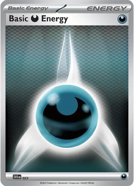 Basic Darkness Energy 023 card from SVE: Scarlet & Violet Energies