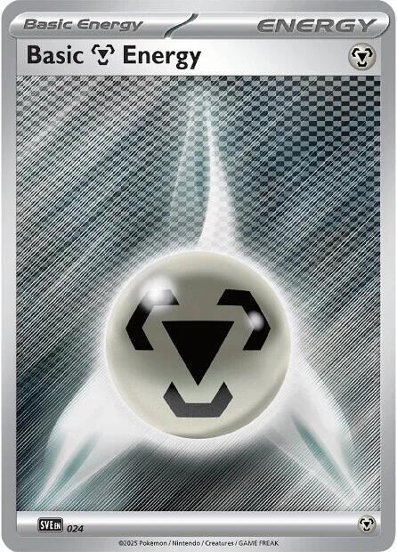 Basic Metal Energy 024 card from SVE: Scarlet & Violet Energies