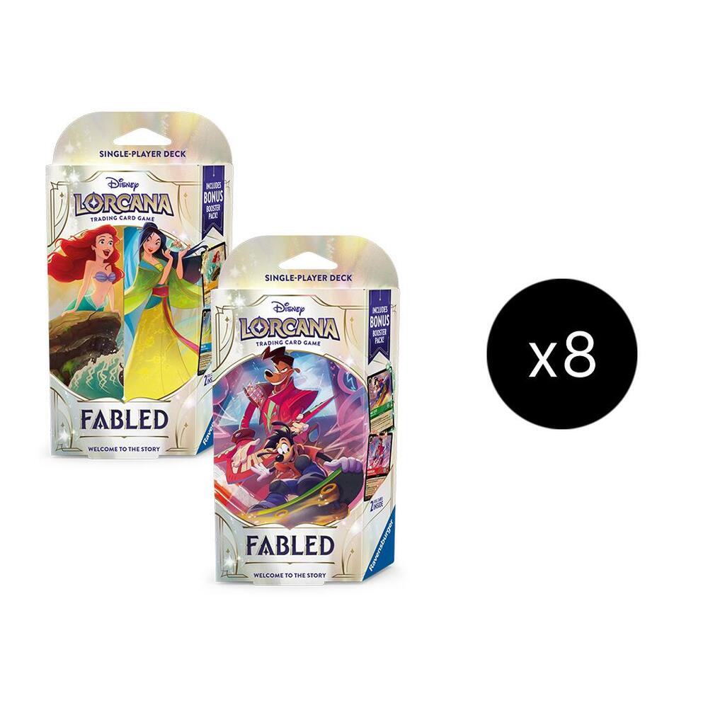Disney Lorcana: Fabled Starter Deck Display card from Fabled