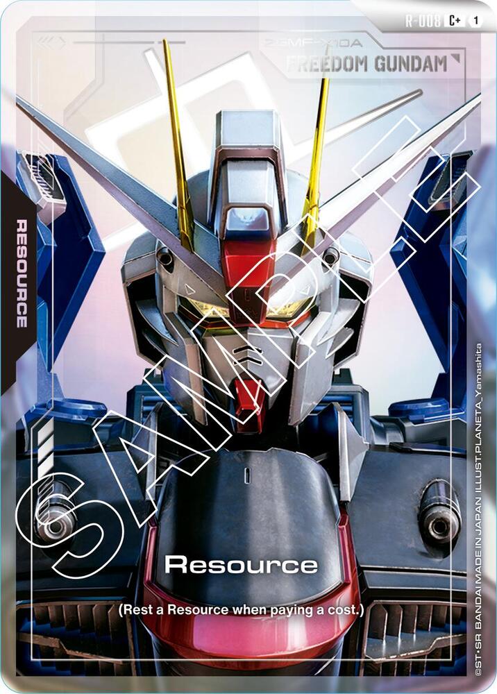Resource (C+) R-008 card from Newtype Rising