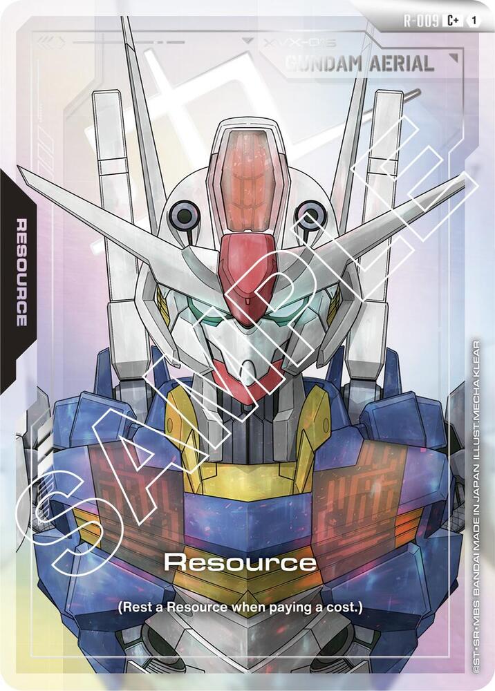 Resource (C+) R-009 card from Newtype Rising