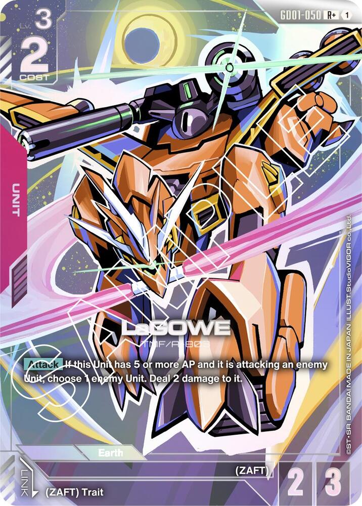 LaGOWE (R+) GD01-050 card from Newtype Rising
