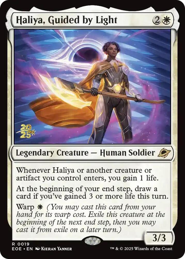 Haliya, Guided by Light 19 card from Prerelease Cards