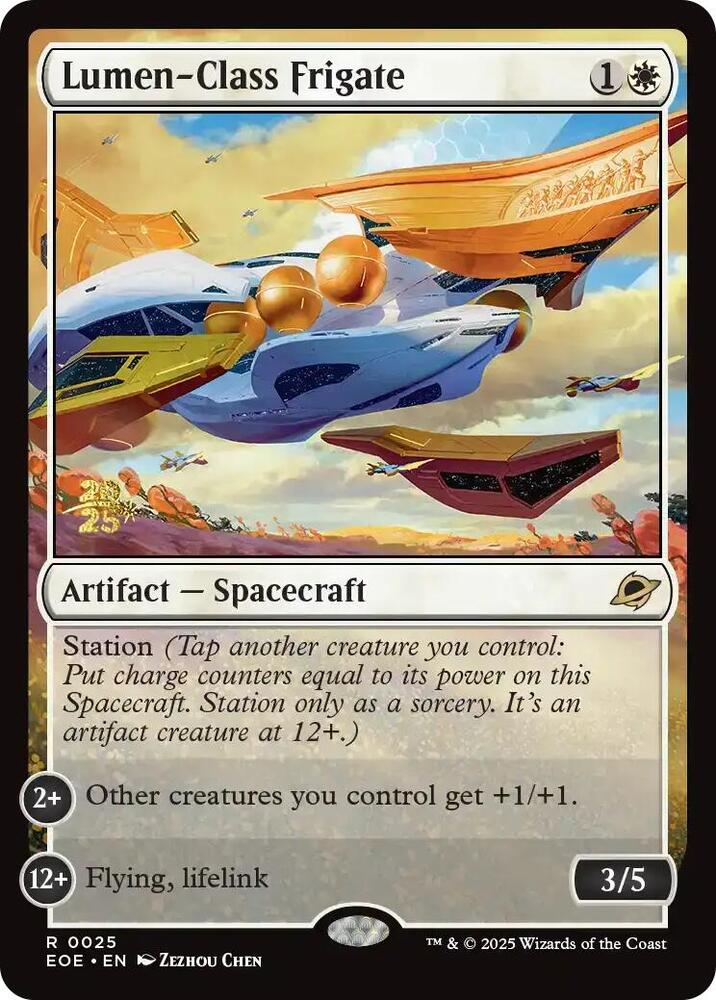 Lumen-Class Frigate 25 card from Prerelease Cards