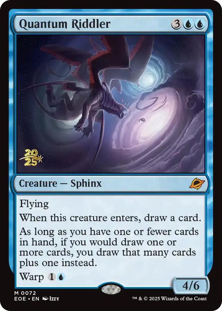 Quantum Riddler 72 card from Prerelease Cards