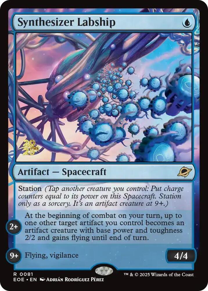 Synthesizer Labship 81 card from Prerelease Cards