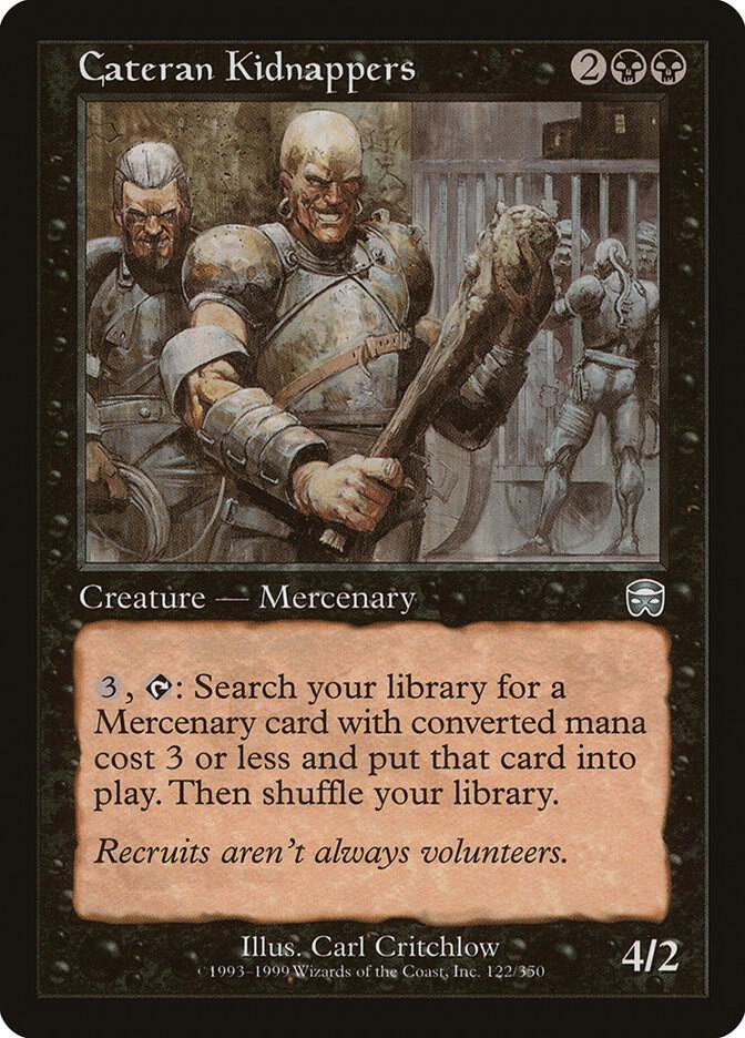 Cateran Kidnappers 122 card from Mercadian Masques