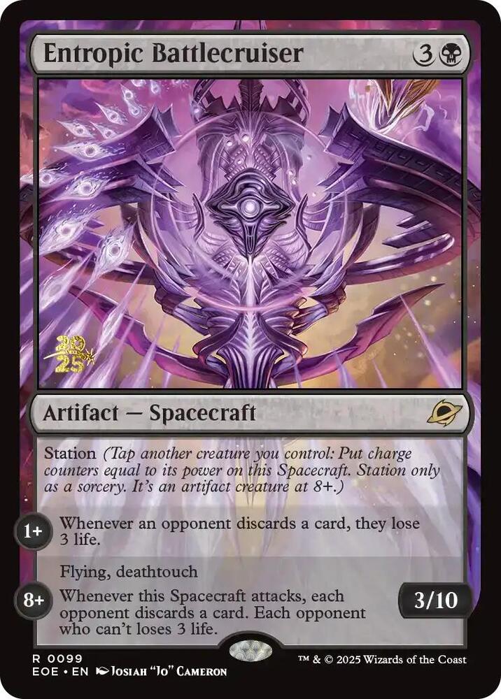 Entropic Battlecruiser 99 card from Prerelease Cards